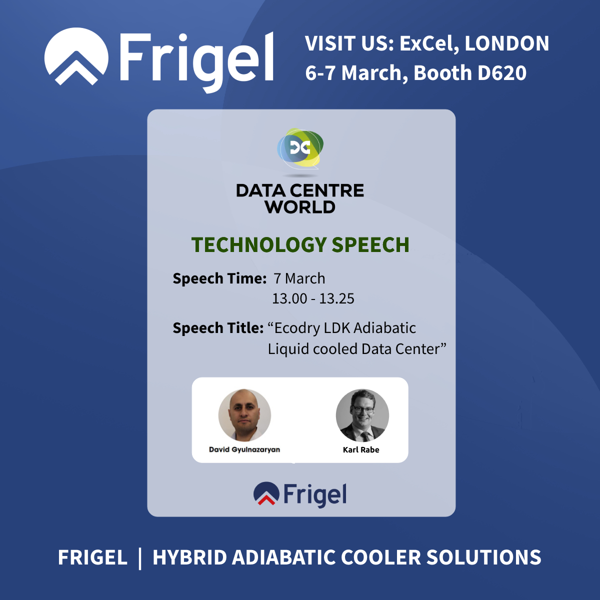 Frigel DCW - cooling solution for data Center London